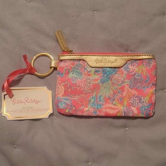 Lilly Pulitzer ID Case "Shell me Something Good" - Picture 1 of 3